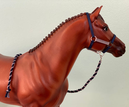 Varsity - Traditional Breyer Model Horse Halter & Leadrope Set