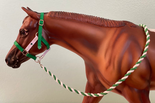 Celtic Shimmer - Traditional Breyer Model Horse Halter & Leadrope Set