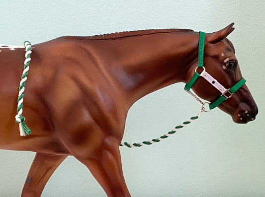 Celtic Shimmer - Traditional Breyer Model Horse Halter & Leadrope Set