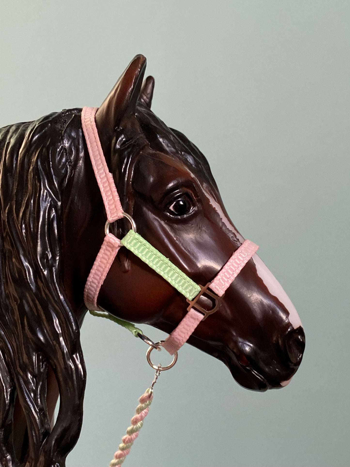 Pastel Flowers - Traditional Breyer Model Horse Halter & Leadrope Set