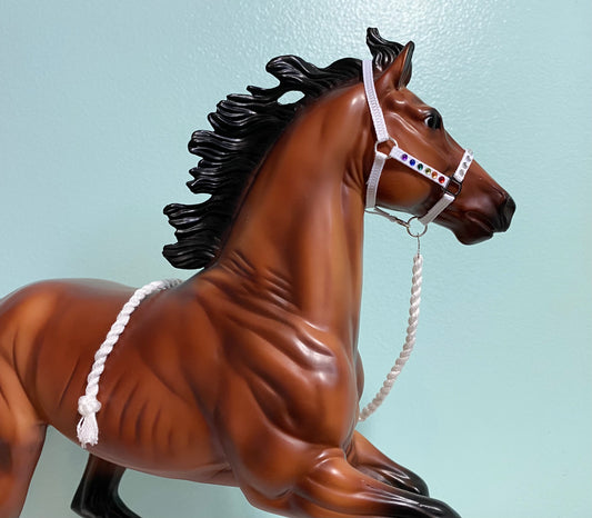 Vanilla with Sprinkles - Traditional Breyer Model Horse Halter & Leadrope Set
