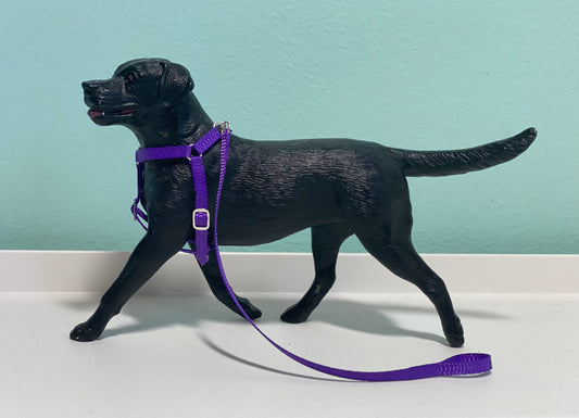 Purple-licious - Breyer Model Dog Harness