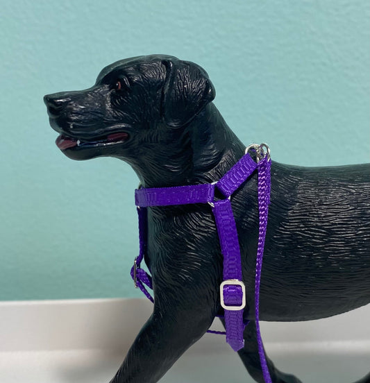 Purple-licious - Breyer Model Dog Harness