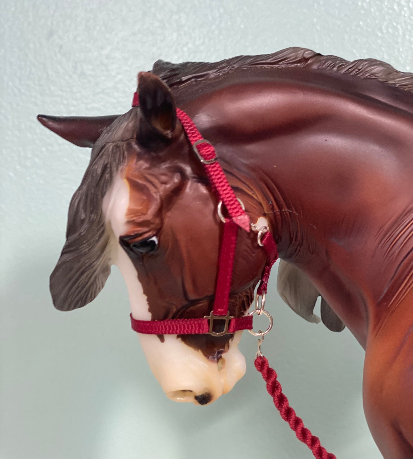 Merlot - Traditional Breyer Model Horse Draft Halter & Leadrope Set