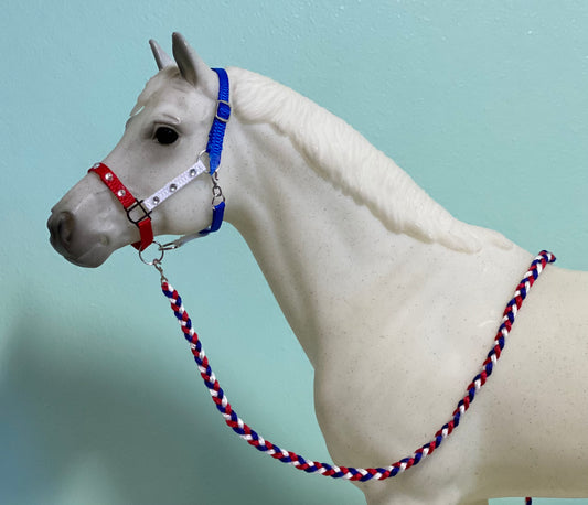 Patriot - Traditional Breyer Model Horse Halter & Leadrope Set