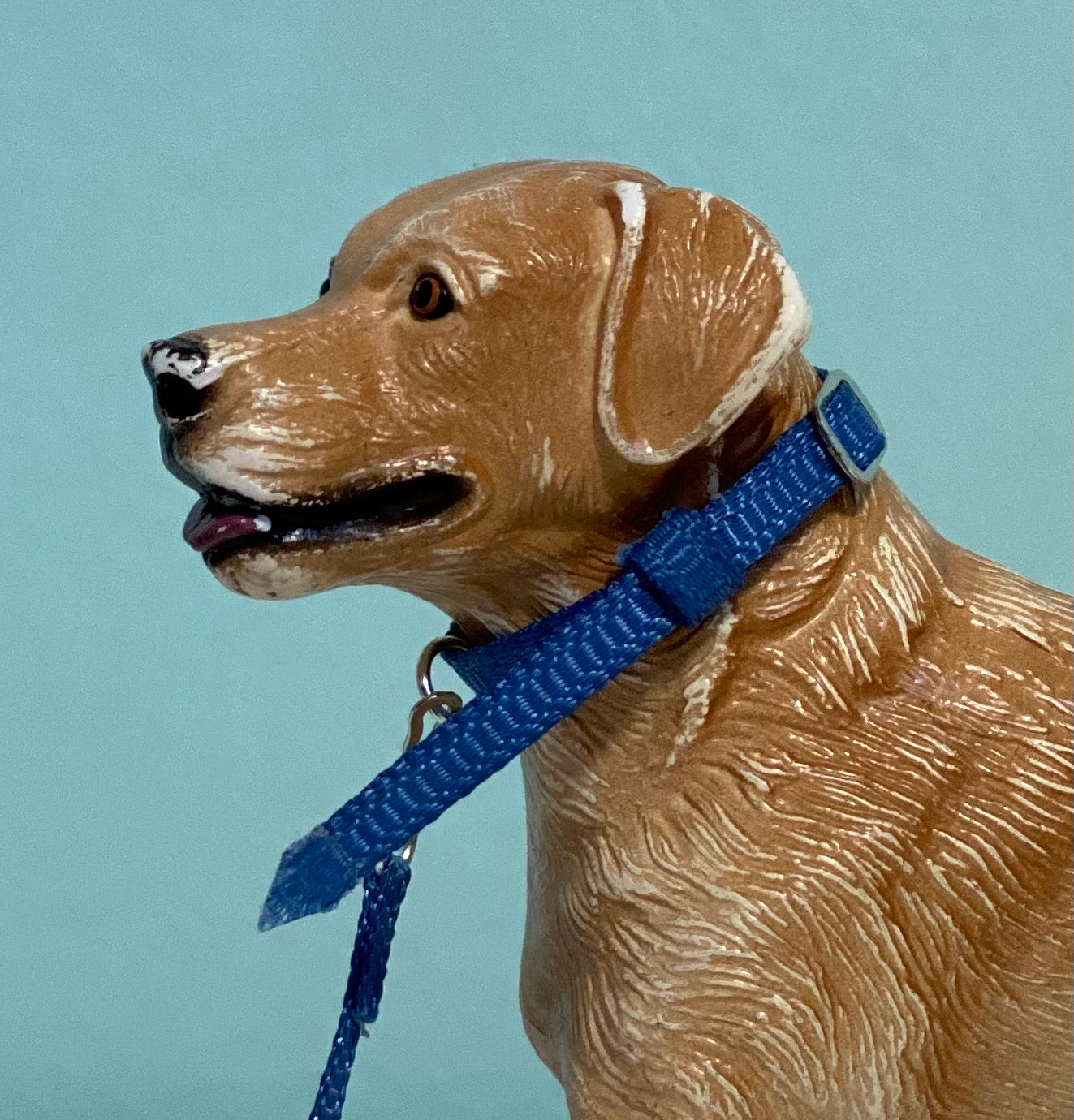 Denim - Breyer Model Horse Dog Collar & Leash Set