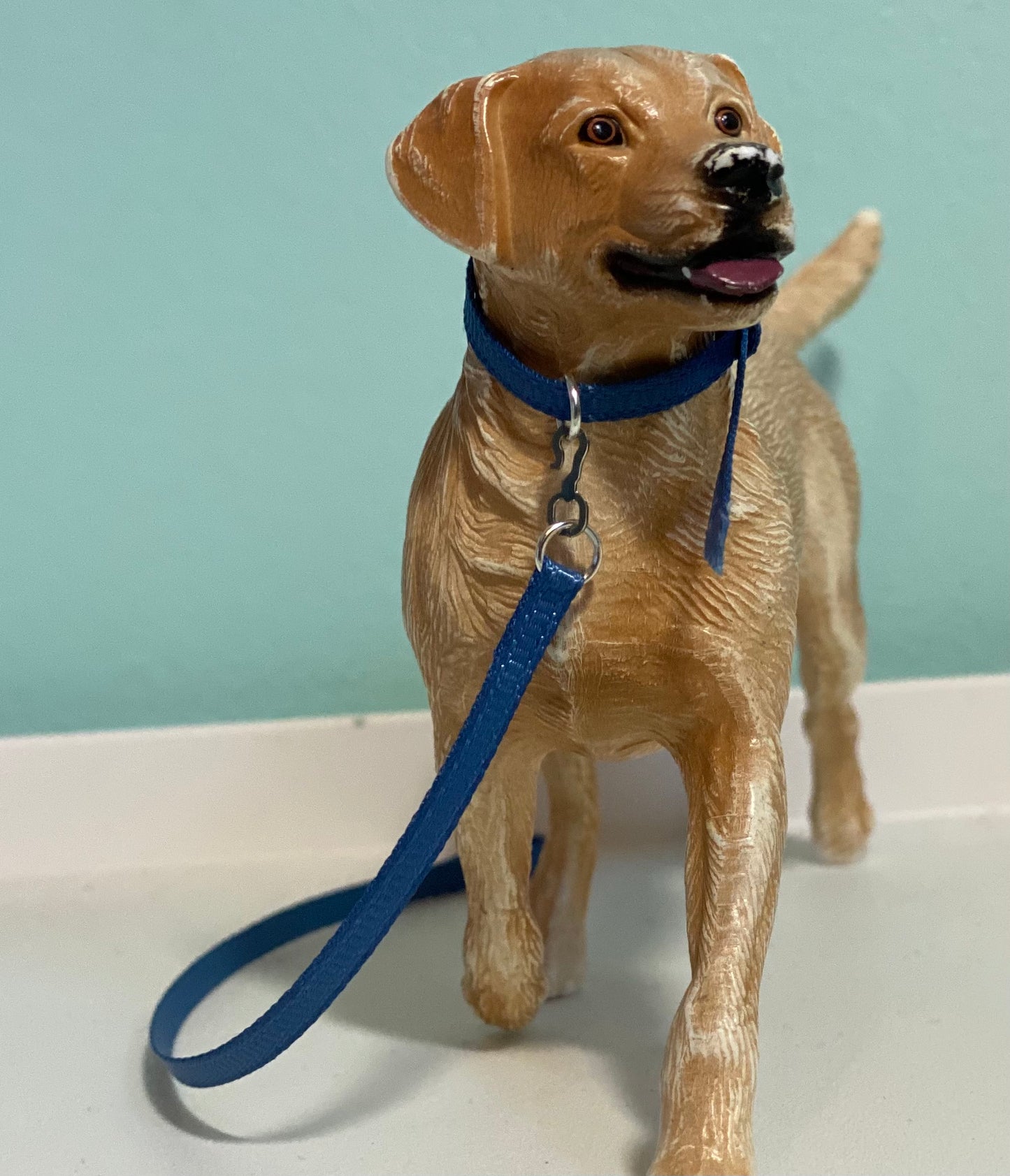 Denim - Breyer Model Horse Dog Collar & Leash Set