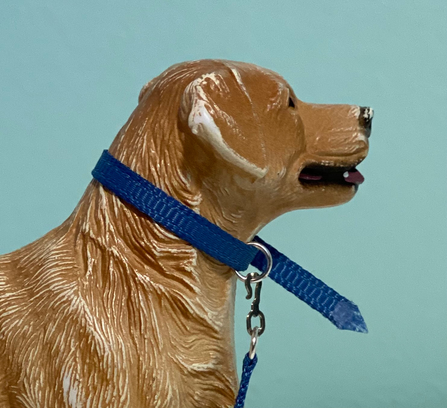 Denim - Breyer Model Horse Dog Collar & Leash Set