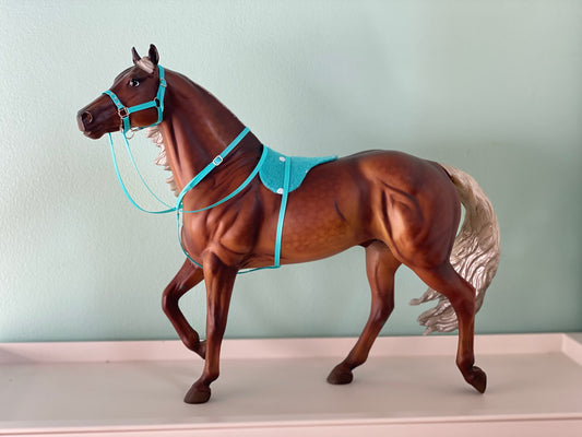 Periwinkle - Traditional Breyer Model Horse Bareback Set
