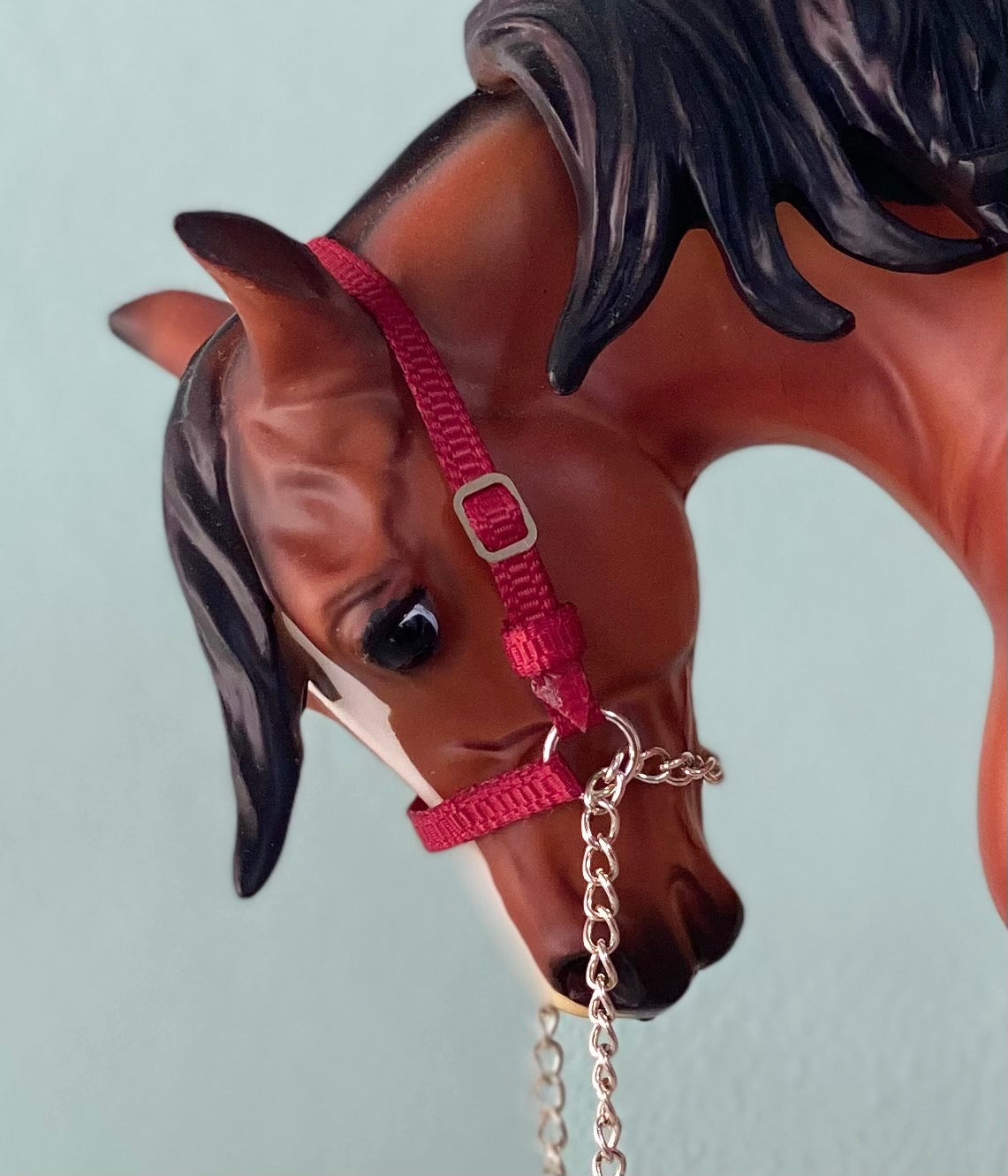 Red Wine - Traditional Breyer Model Horse Arabian Halter & Leadrope Set