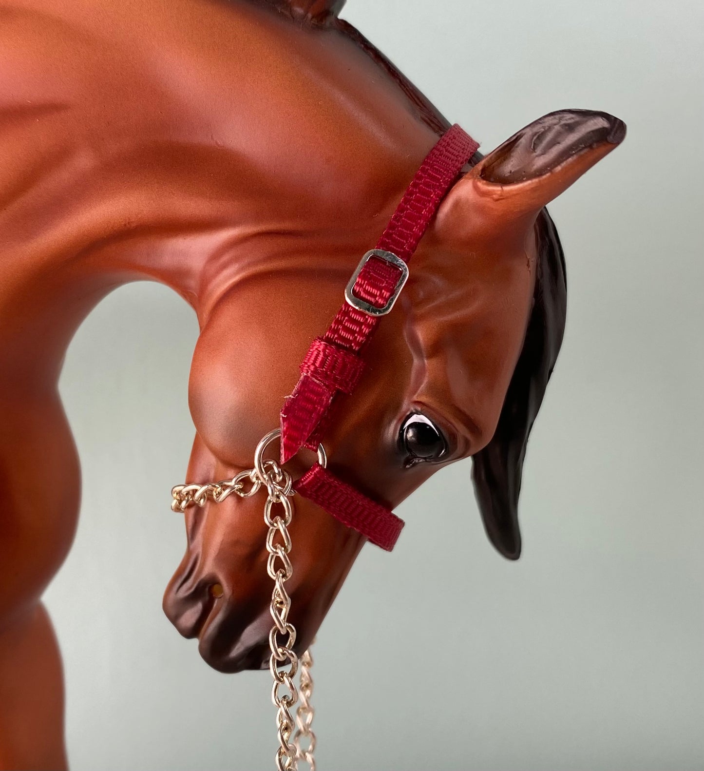 Red Wine - Traditional Breyer Model Horse Arabian Halter & Leadrope Set