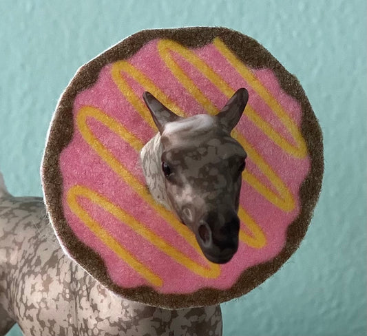 Strawberry Swirl - Breyer Stablemate Donut Costume