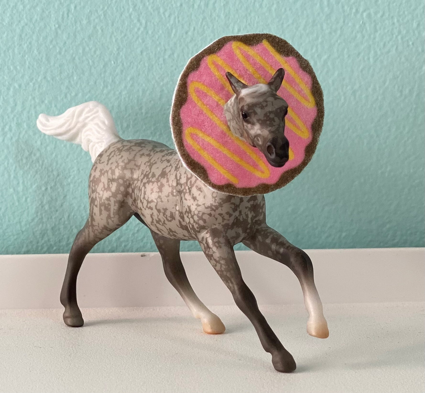 Strawberry Swirl - Breyer Stablemate Donut Costume