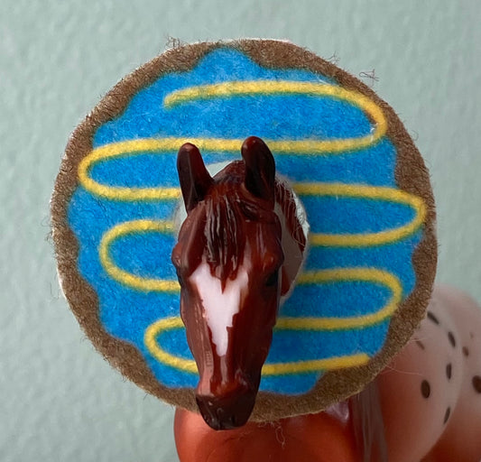 Blueberry Swirl - Breyer Stablemate Donut Costume