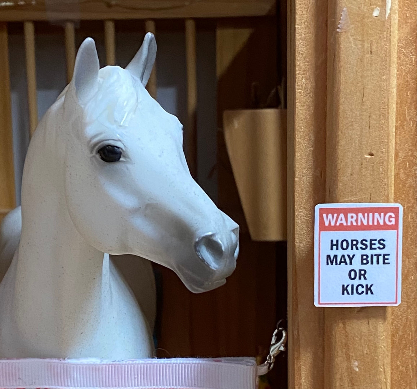 Breyer Model Horse Barn Stall Signs