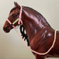 Pastel Flowers - Traditional Breyer Model Horse Halter & Leadrope Set